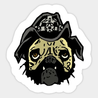 Lemmy MotorPug Sticker